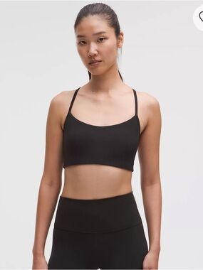 Lululemon Flow Y Bra Light Support, A/B Cup
Evolve Size 6 Black